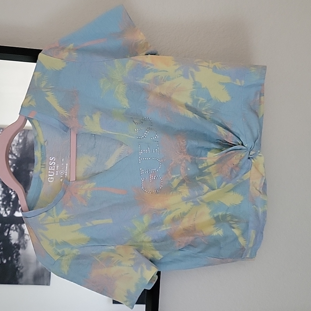 short multicolored blouse